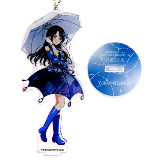 Yuika Mitsumine SOLO LIVE Ver. Official Acrylic Stand Keychain The Idolmaster Shiny Colors [USED]