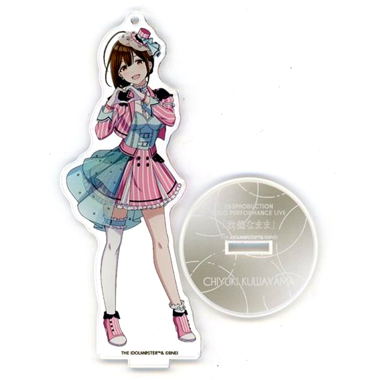 Chiyuki Kuwayama The Idolmaster Shiny Colors Official Acrylic Stand Keychain SOLO LIVE Ver. [USED]