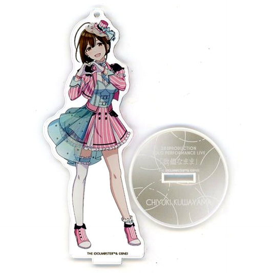 Chiyuki Kuwayama The Idolmaster Shiny Colors Official Acrylic Stand Keychain SOLO LIVE Ver. [USED]