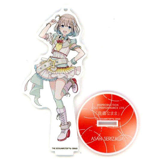 Asahi Serizawa SOLO LIVE Ver. Official Acrylic Stand Keychain The Idolmaster Shiny Colors [USED]