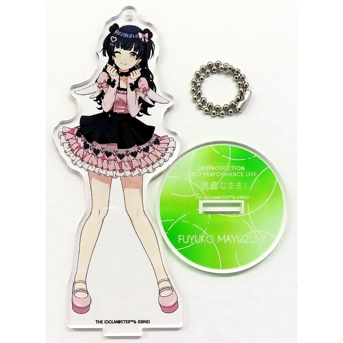 Fuyuko Mayuzumi The Idolmaster Shiny Colors Official Acrylic Stand Keychain SOLO LIVE Ver. [USED]
