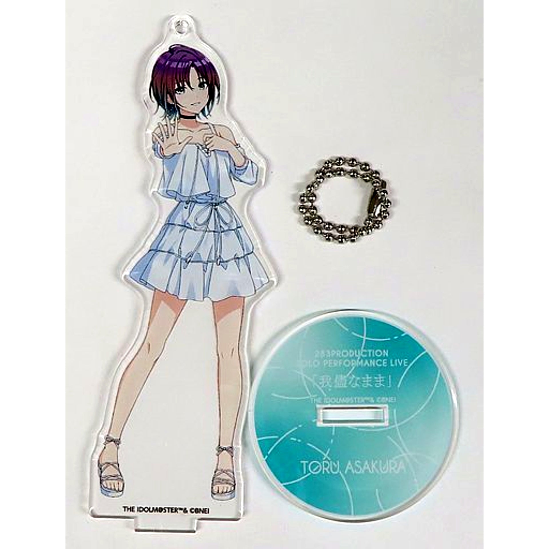 Toru Asakura The Idolmaster Shiny Colors Official Acrylic Stand Keychain SOLO LIVE Ver. [USED]