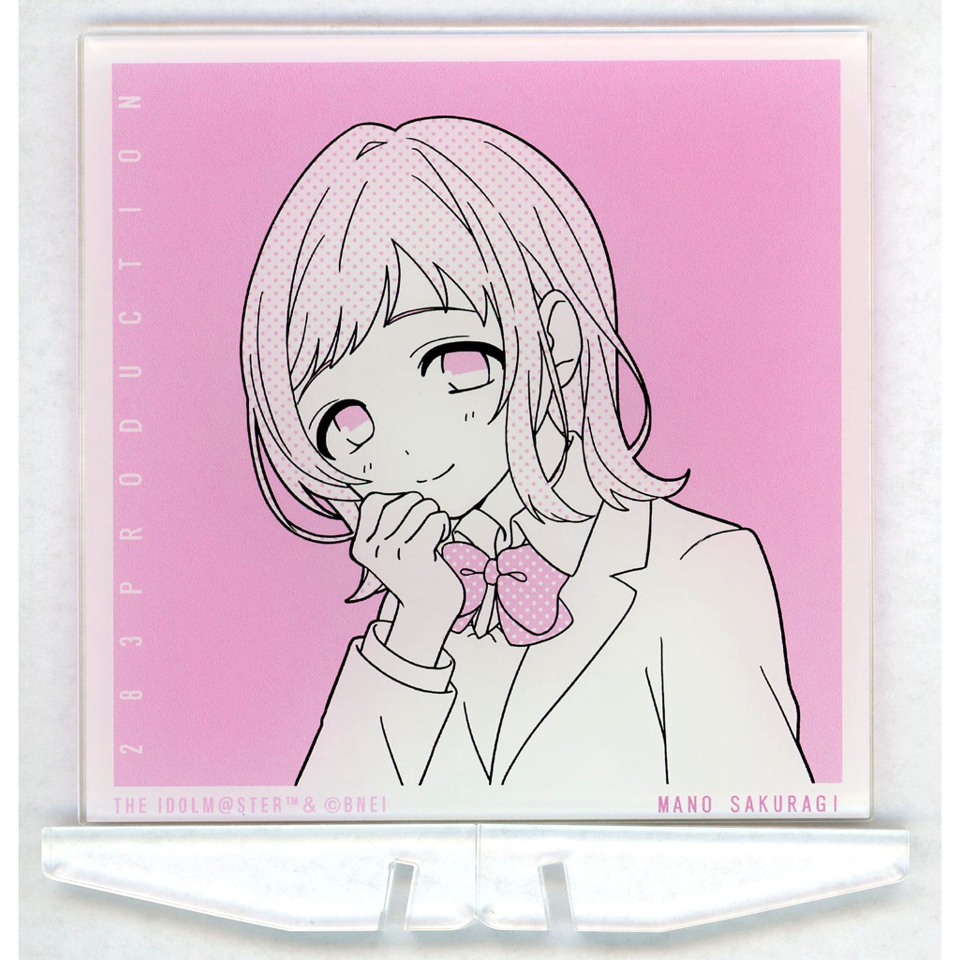 Mano Sakuragi THE IDOLM@STER SHINY COLORS Official Square Acrylic Panel SOLO LIVE Ver. [USED]