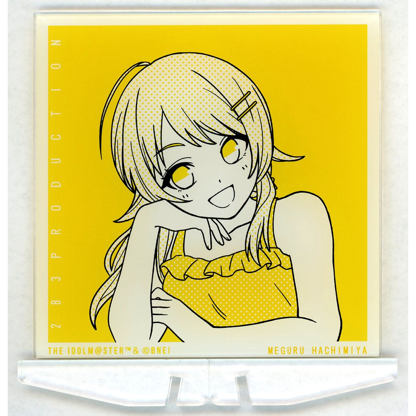 Meguru Hachimiya THE IDOLM@STER SHINY COLORS Official Square Acrylic Panel SOLO LIVE Ver. [USED]