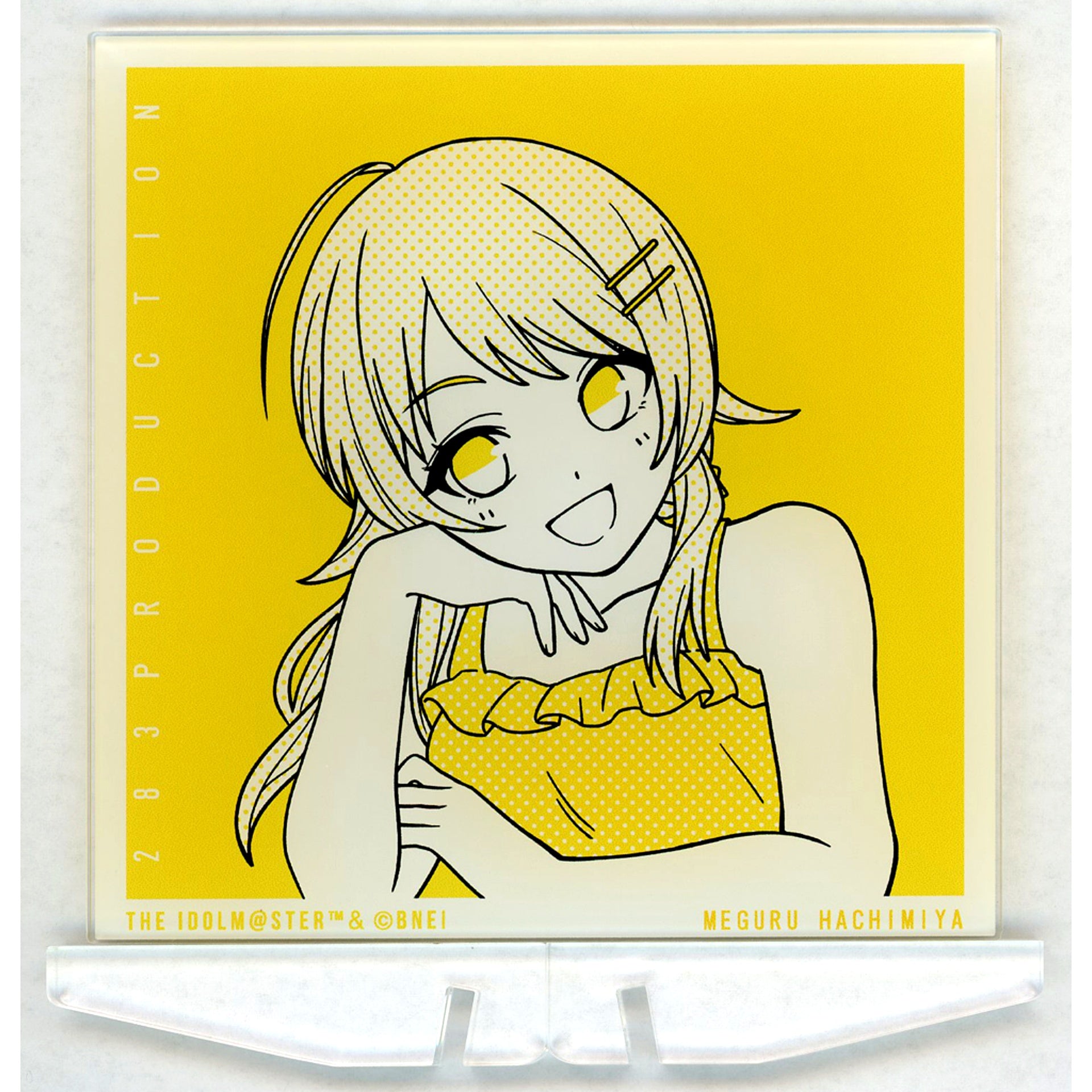 Meguru Hachimiya THE IDOLM@STER SHINY COLORS Official Square Acrylic Panel SOLO LIVE Ver. [USED]