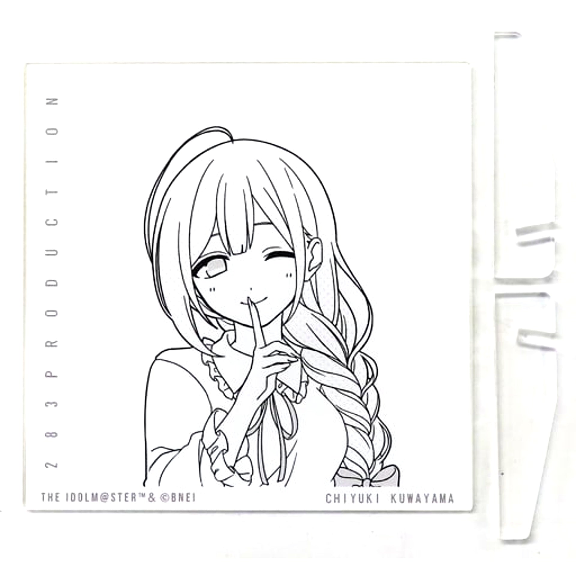 Chiyuki Kuwayama The Idolmaster Shiny Colors Official Square Acrylic Panel SOLO LIVE ver. [USED]