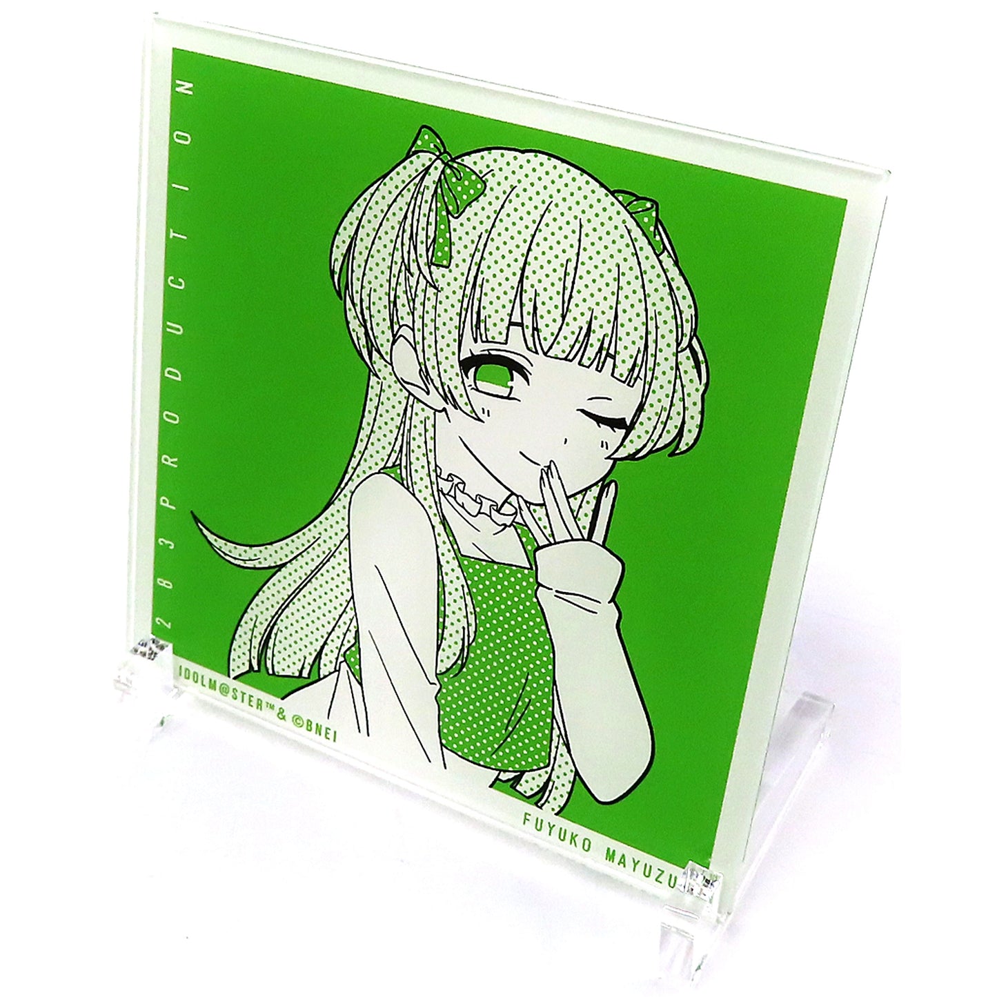 Fuyuko Mayuzumi The Idolmaster Shiny Colors Official Square Acrylic Panel SOLO LIVE Ver. [USED]