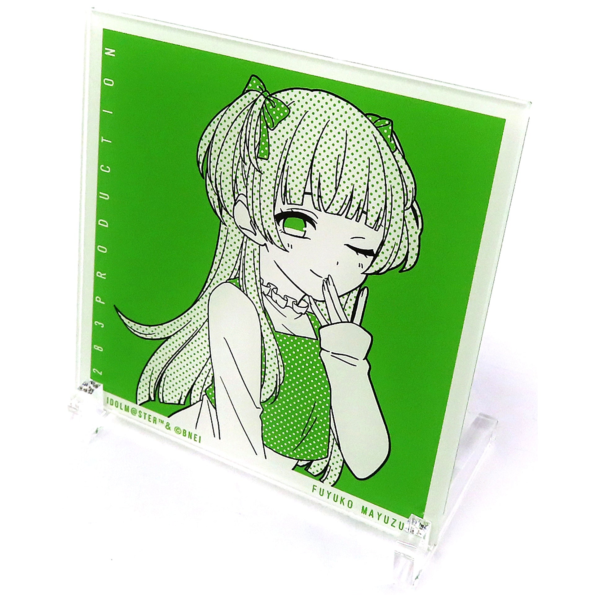 Fuyuko Mayuzumi The Idolmaster Shiny Colors Official Square Acrylic Panel SOLO LIVE Ver. [USED]