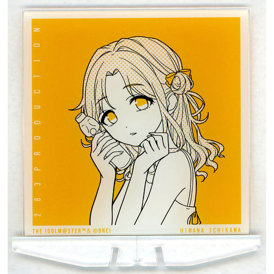Hinana Ichikawa THE IDOLM@STER SHINY COLORS Official Square Acrylic Panel SOLO LIVE Ver. [USED]