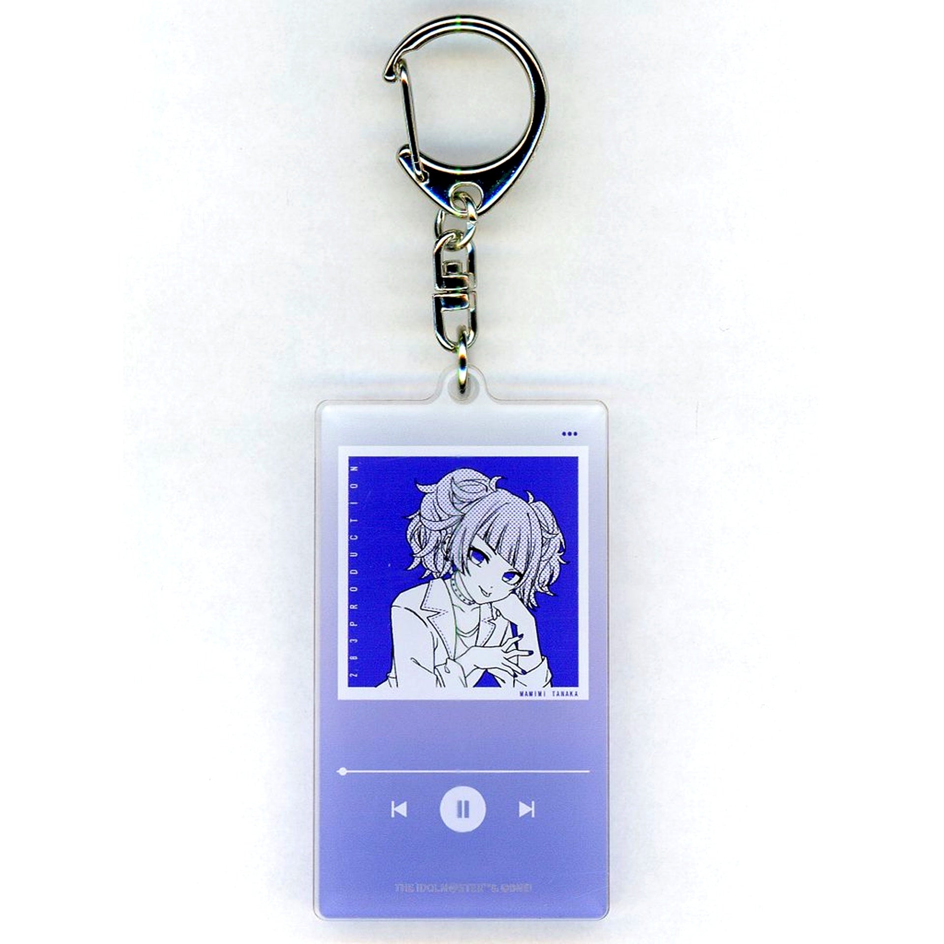 Mamimi Tanaka The Idolmaster Shiny Colors Official Music Player Style Acrylic Keychain SOLO LIVE Ver. [USED]