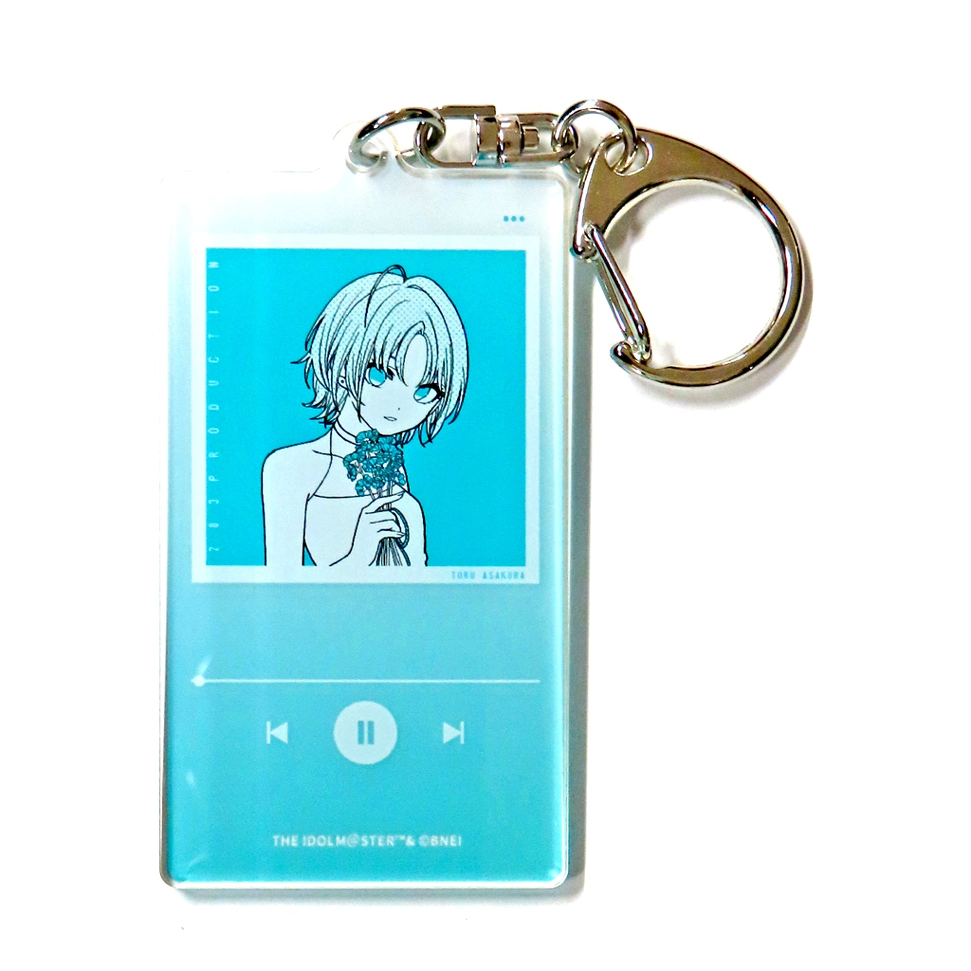 Toru Asakura The Idolmaster Shiny Colors Official Music Player Style Acrylic Keychain SOLO LIVE Ver. [USED]