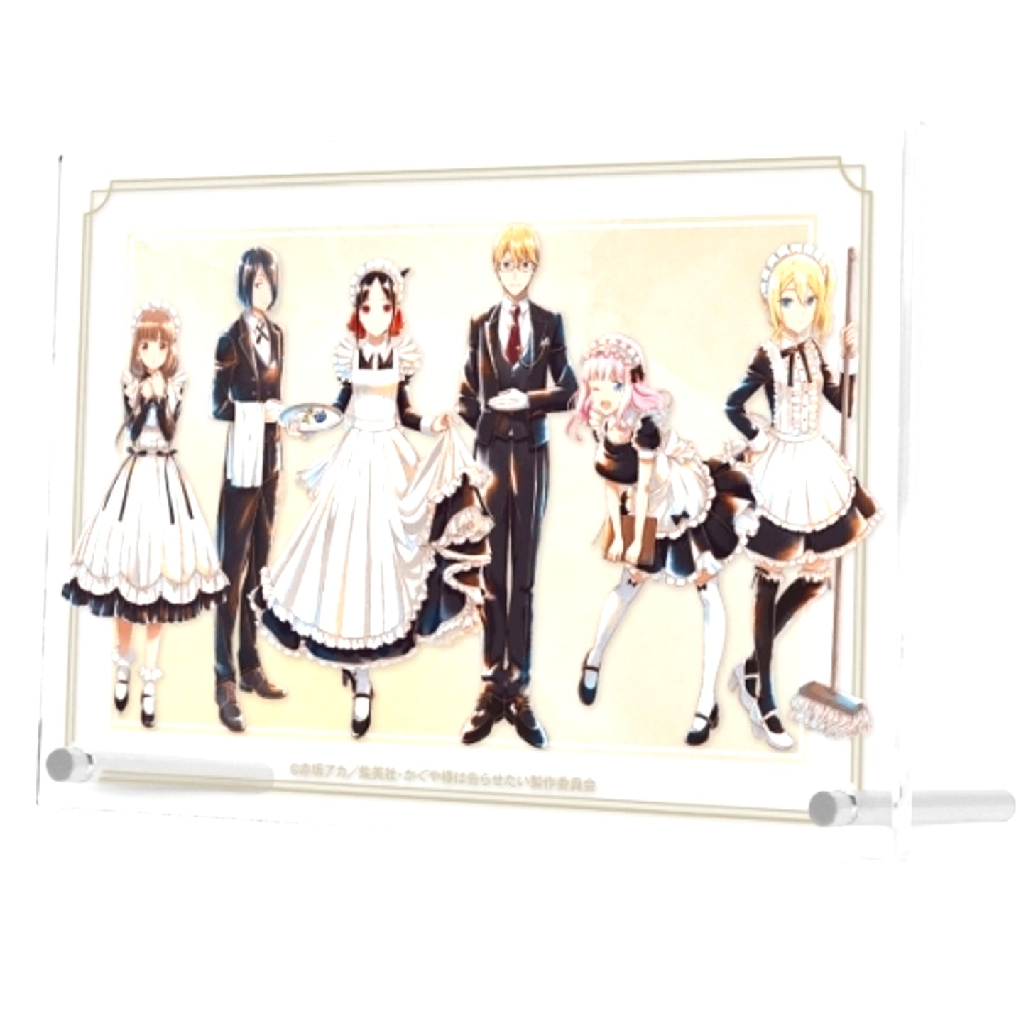 Maid and Butler ver. Illustration Ani-Art aqua label Double Acrylic Panel Kaguya-sama Love is War The First Kiss That Never Ends [USED]