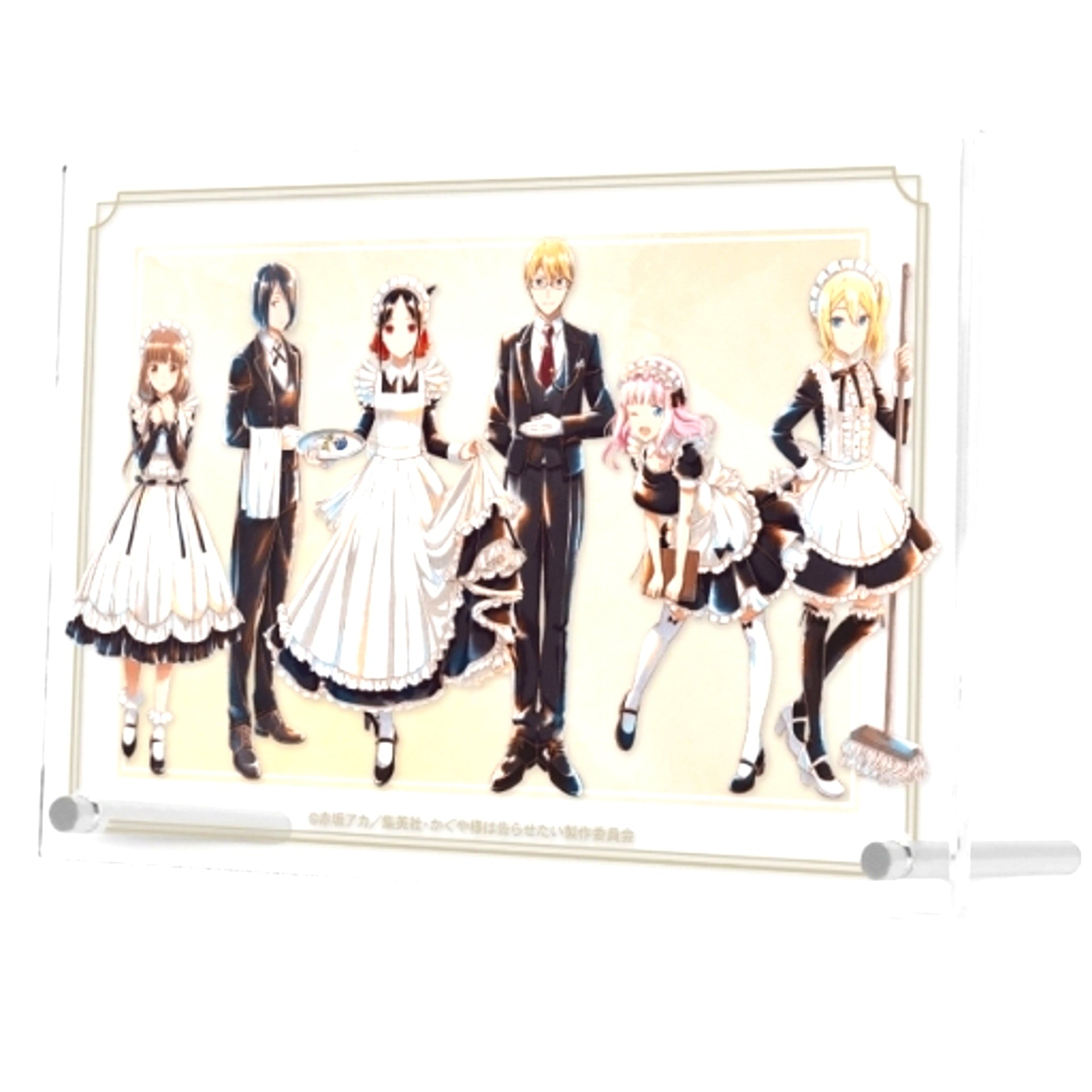 Maid and Butler ver. Illustration Ani-Art aqua label Double Acrylic Panel Kaguya-sama Love is War The First Kiss That Never Ends [USED]