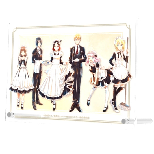 Maid and Butler ver. Illustration Ani-Art aqua label Double Acrylic Panel Kaguya-sama Love is War The First Kiss That Never Ends [USED]
