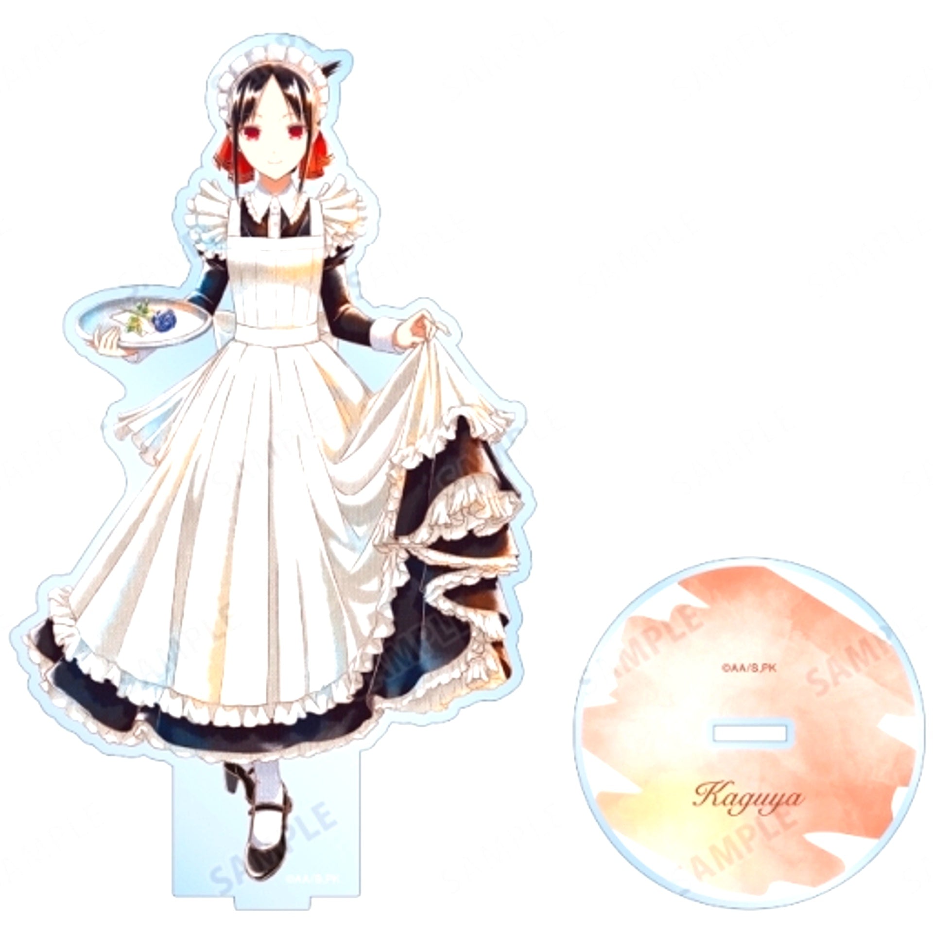 Kaguya Shinomiya Maid and Butler ver. Illustration Ani-Art aqua label BIG Acrylic Stand Kaguya-sama Love is War The First Kiss That Never Ends [USED]