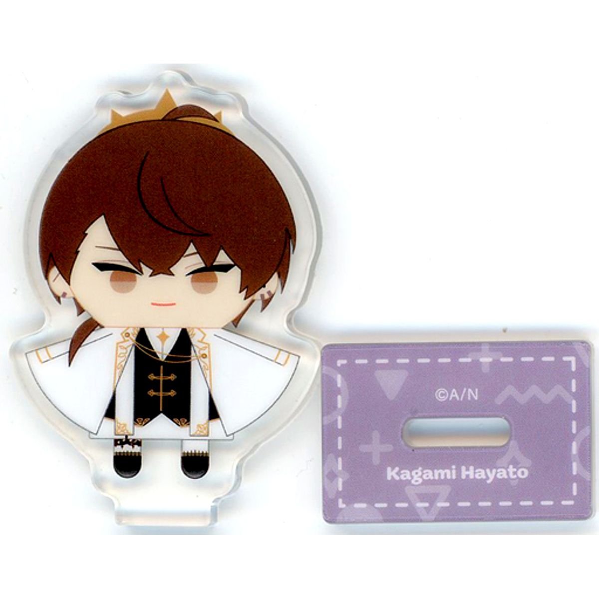 Kagami Hayato Virtual YouTuber Nijisanji Niji Puppet Mini Acrylic Stand SMC Group 3rd Anniversary Goods [USED]