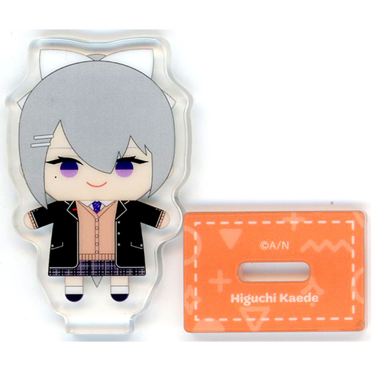 Higuchi Kaede Mini Acrylic Stand Virtual YouTuber Nijisanji Niji Puppet [USED]