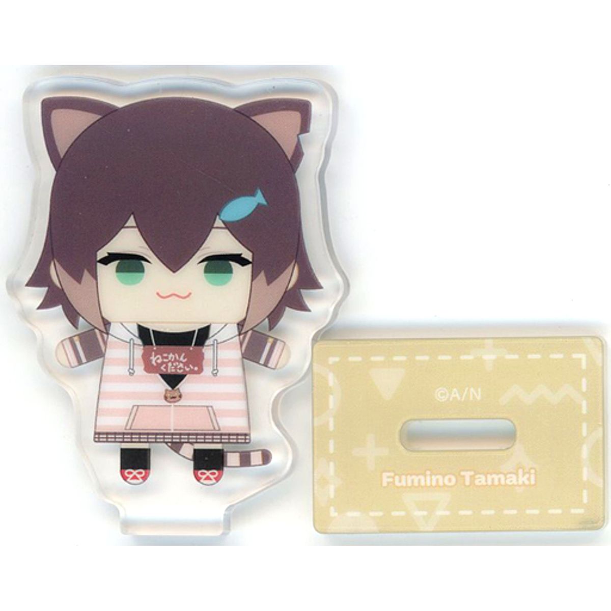 Fumino Tamaki Mini Acrylic Stand Virtual YouTuber Nijisanji Niji Puppet [USED]