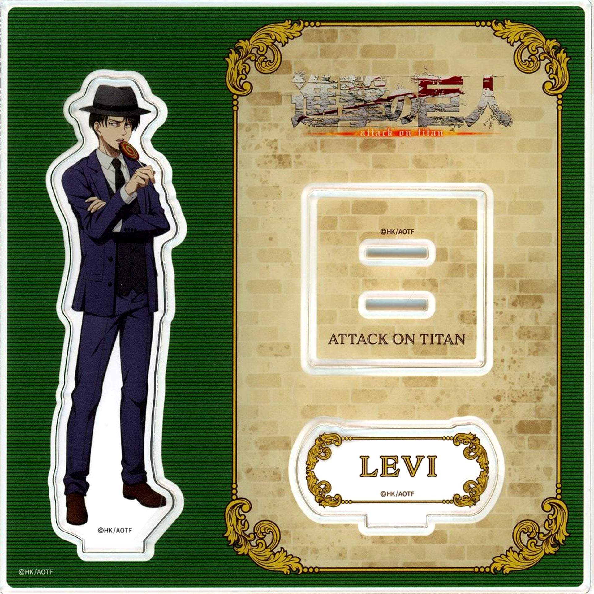 Levi Ackerman Attack on Titan Acrylic Stand Kuji Mate Prize C-4 [USED]
