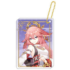 Genshin Yae Miko Acrylic Korotta Acrylic Plate Keychain Acrylic Stands [USED]