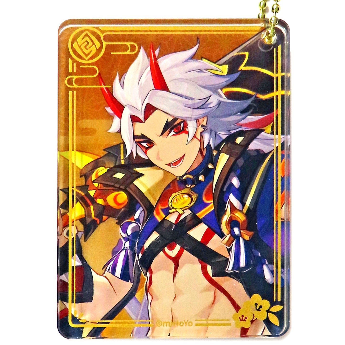Arataki Itto Genshin Impact Acrylic CoLotta Acrylic Plate Keychain [USED]