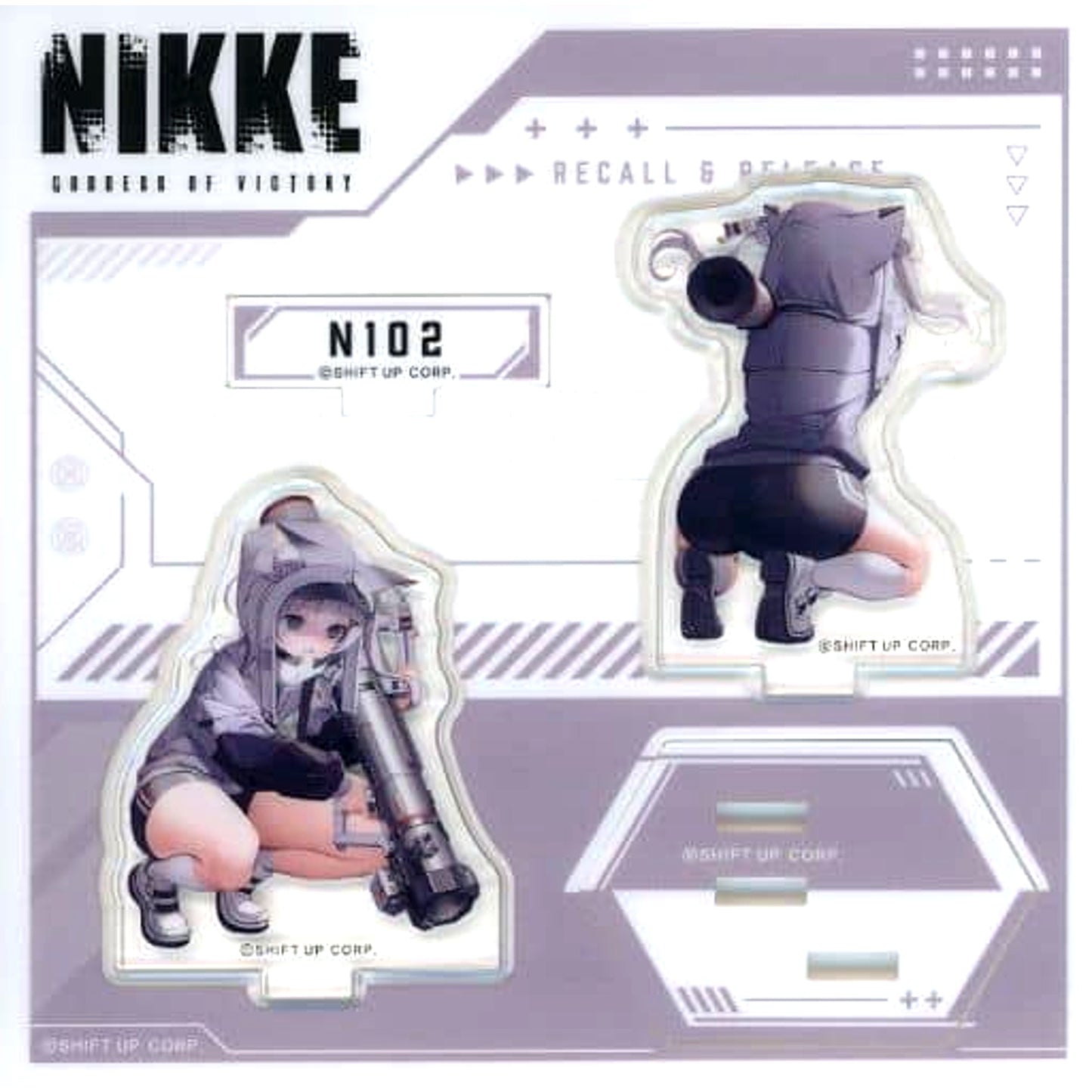 N102 GODDESS OF VICTORY: NIKKE Back View Showcase Acrylic Stand [USED]
