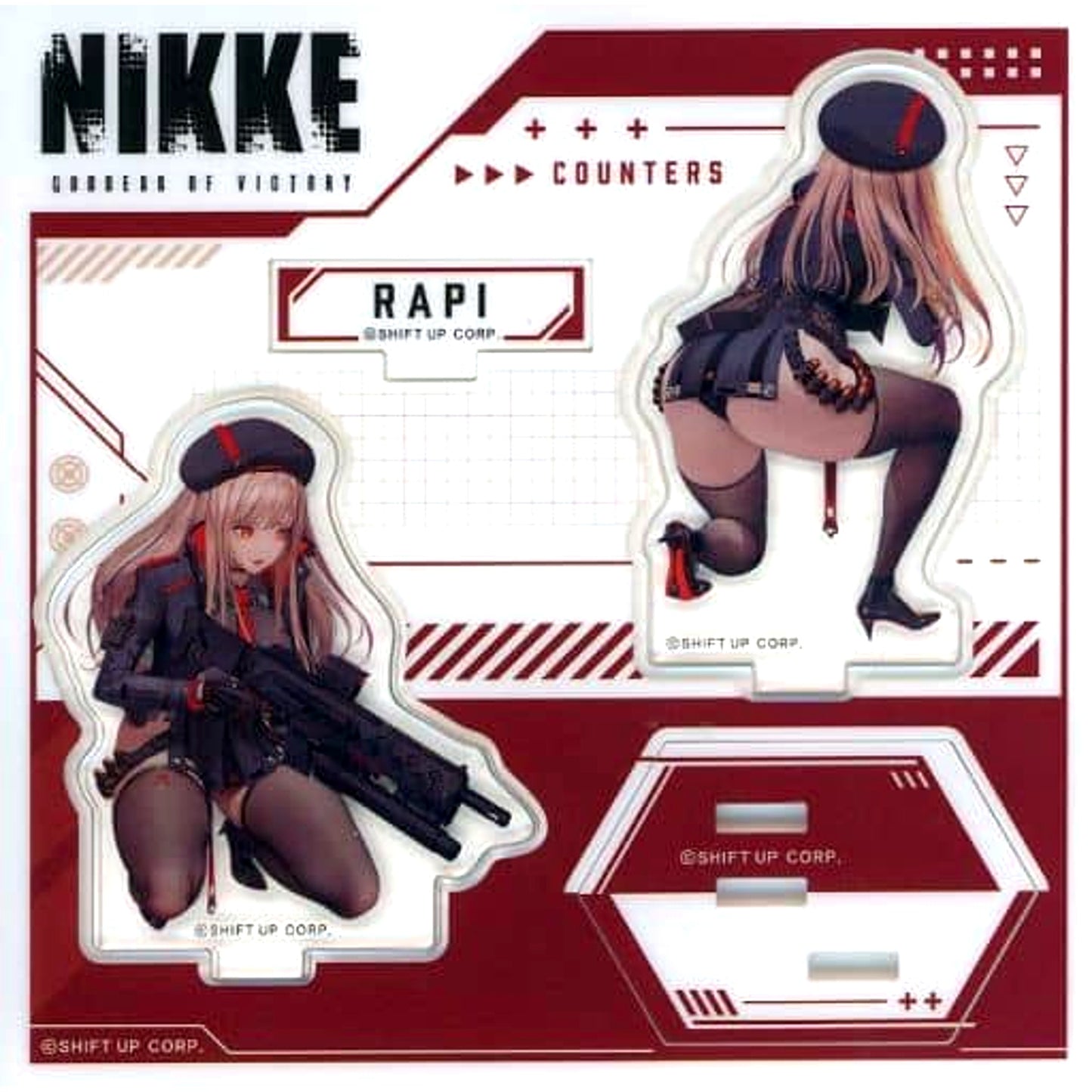 Rapi GODDESS OF VICTORY: NIKKE Back View Showcase Acrylic Stand [USED]