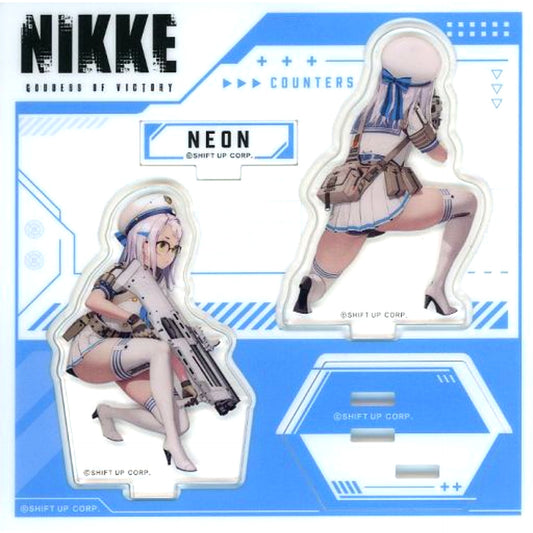 Neon Goddess of Victory: Nikke Fascinating Back Acrylic Stand [USED]