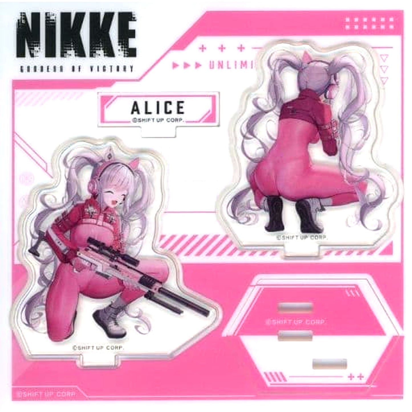 Alice GODDESS OF VICTORY: NIKKE Back View Showcase Acrylic Stand [USED]