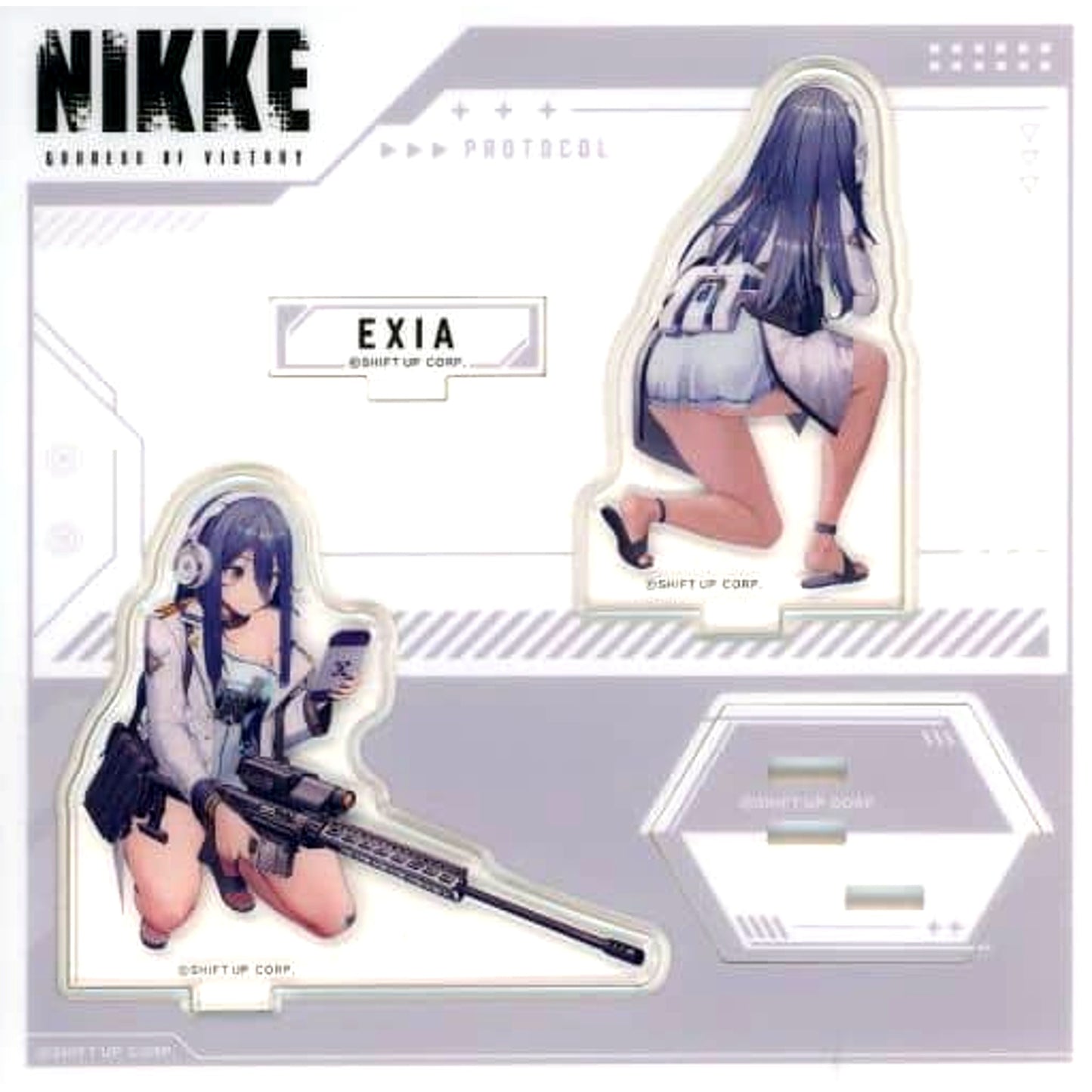 Exia GODDESS OF VICTORY: NIKKE Back View Acrylic Stand [USED]