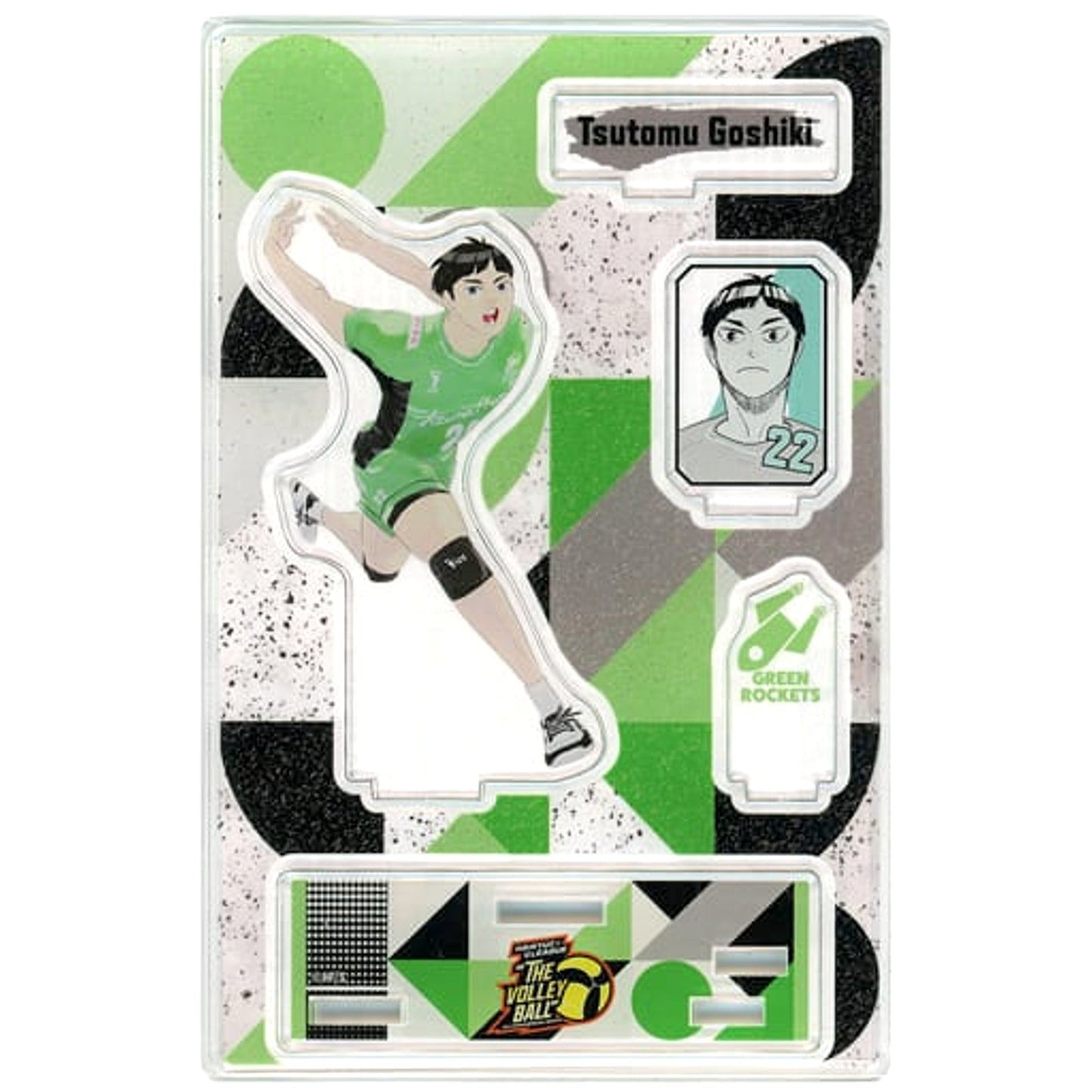 Haikyu!! Tsutomu Goshiki Famous Scene Diorama figure V.League Allstar Special Match The Volleyball Limited Acrylic Stands [USED]