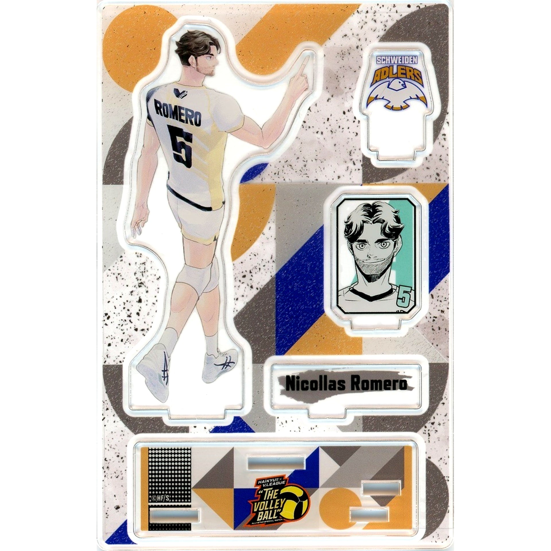 Nicolas Romero Haikyu V.League Allstar Special Match The Volleyball Memorable Scene Diorama Figure [USED]