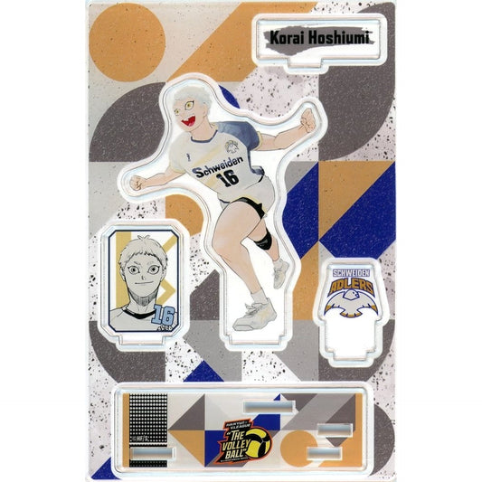 Haikyu!! Korai Hoshiumi Famous Scene Diorama figure V.League Allstar Special Match The Volleyball Limited Acrylic Stands [USED]