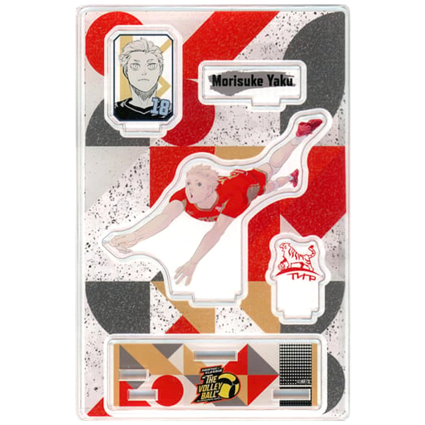 Haikyu!! Morisuke Yaku Famous Scene Diorama figure V.League Allstar Special Match The Volleyball Limited Acrylic Stands [USED]