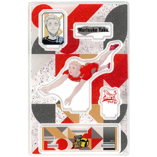 Haikyu!! Morisuke Yaku Famous Scene Diorama figure V.League Allstar Special Match The Volleyball Limited Acrylic Stands [USED]