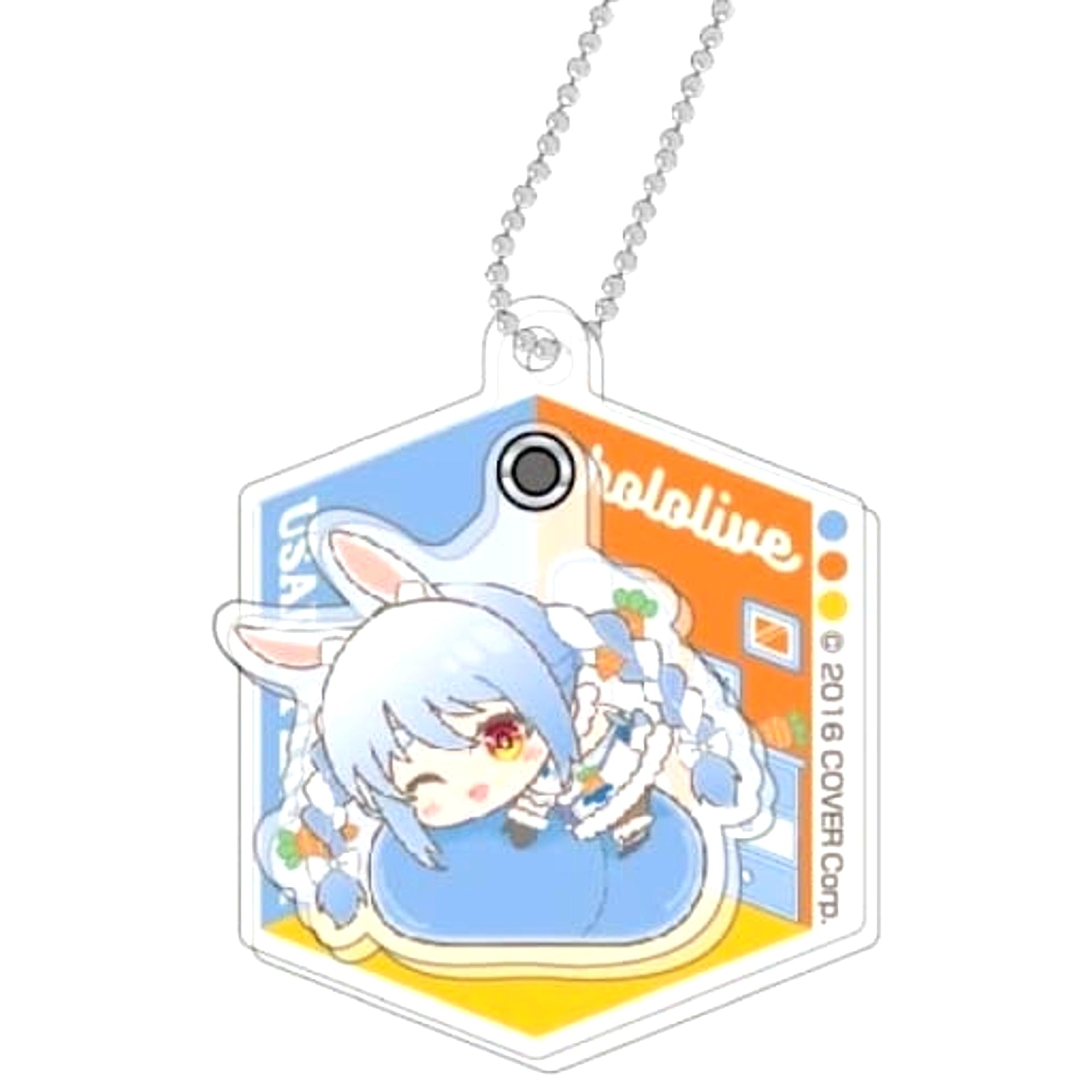 Virtual YouTuber hololive Usada Pekora Swing Acrylic Keyholder Hugmeets C [USED]