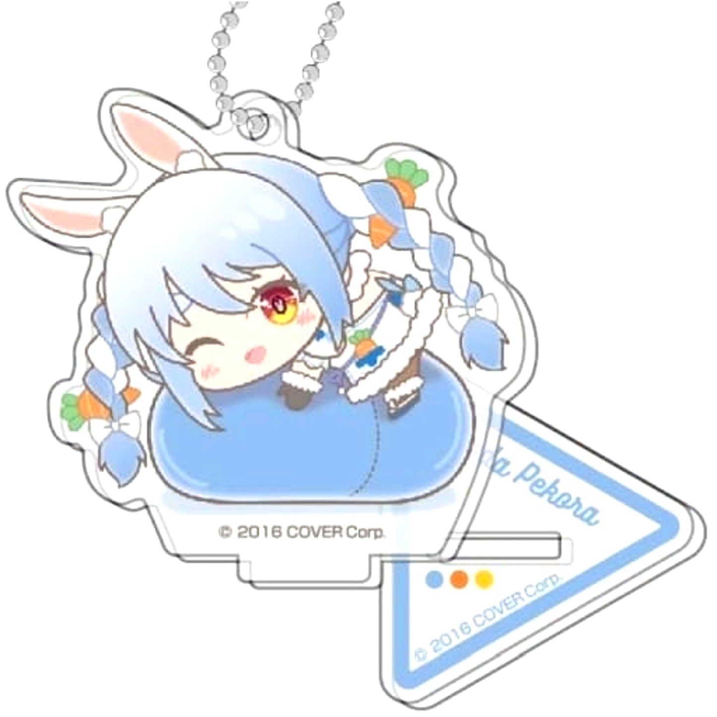Virtual YouTuber hololive Usada Pekora Stand Mini Acrylic Keyholder Hugmeets C [USED]