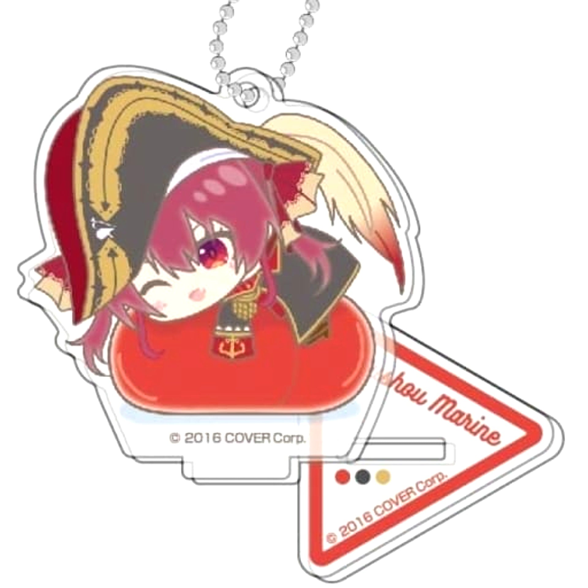 hololive Houshou Marine Stand Mini Acrylic Keychain hololive HaguMeets C [USED]