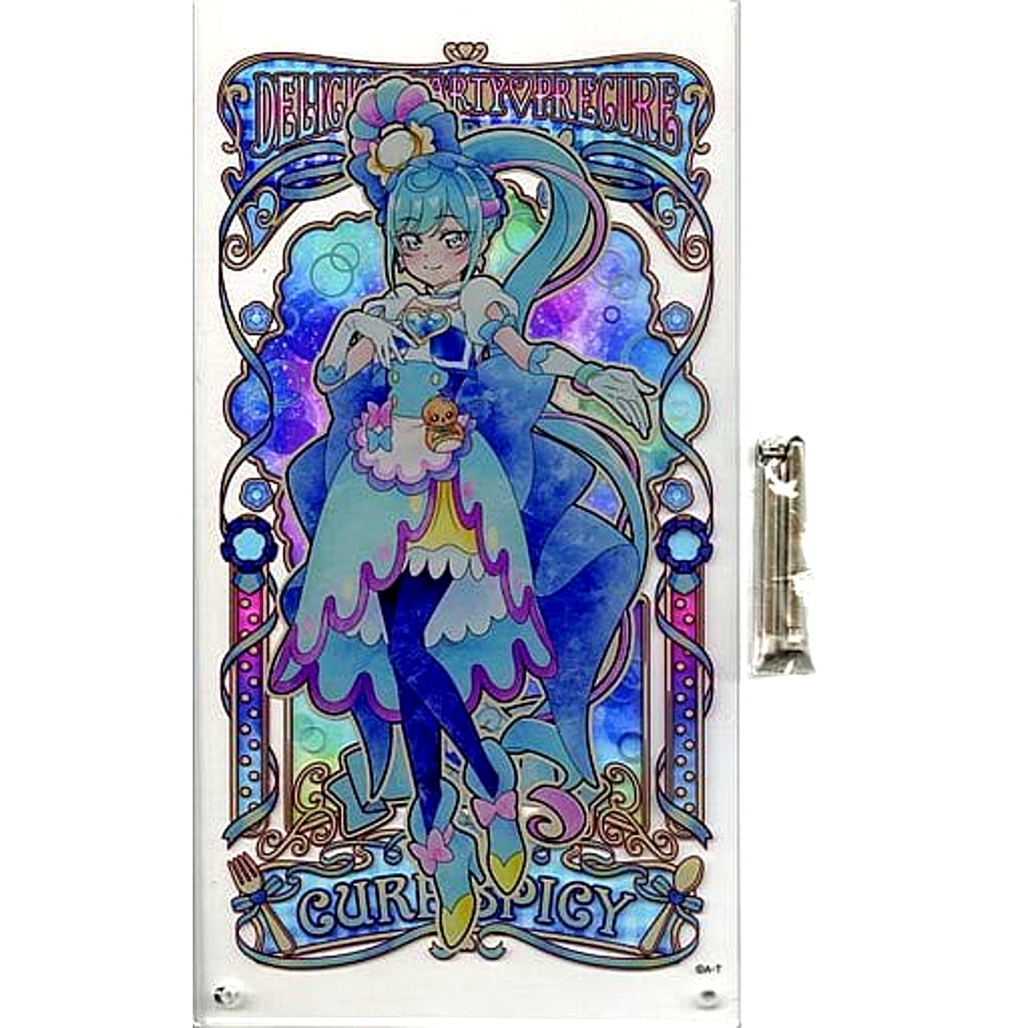 Cure Spicy Delicious Party Precure Acrylic Art Board Smile Full Course [USED]