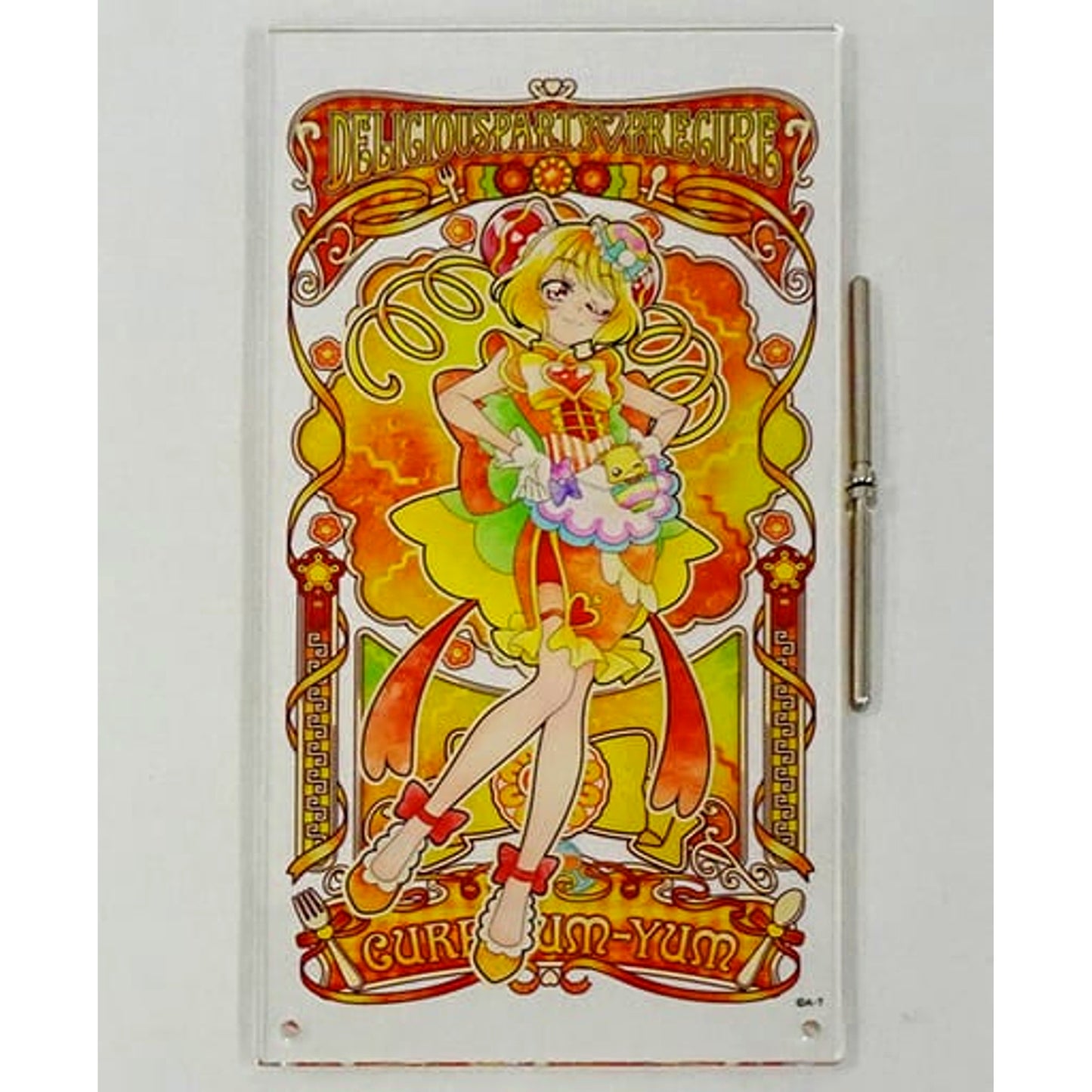 Cure Yum-Yum Delicious Party Precure Acrylic Art Board smile◎full-course [USED]