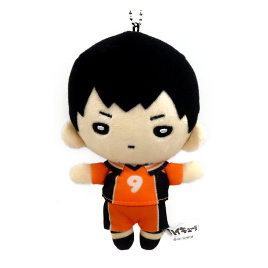Tobio Kageyama Haikyu!! Nitotan Second Uniform Plush Toy with Ball Chain Key Chain [USED]
