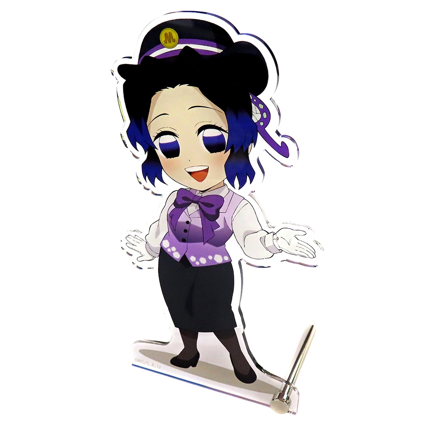 Shinobu Kocho BIG Acrylic Stand Osaka Metro x Demon Slayer Subway Infiltration Sugoroku Great Strategy [USED]