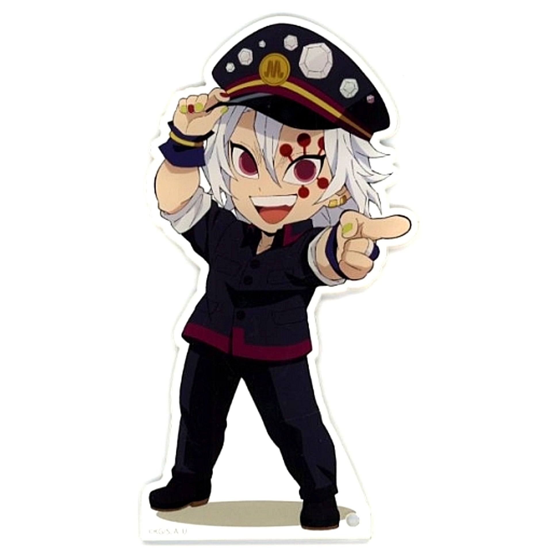 Tengen Uzui BIG Acrylic Stand Osaka Metro x Demon Slayer: Kimetsu no Yaiba Subway Infiltration Sugoroku Great Operation [USED]