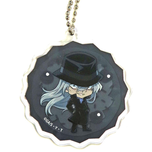 Gin Detective Conan Black Iron Submarine x Cake.jp Original Acrylic Keychain [USED]