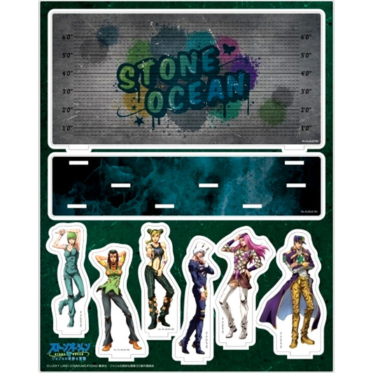 Group SP Illustration Acrylic Diorama JoJo's Bizarre Adventure Part 6 Stone Ocean [USED]