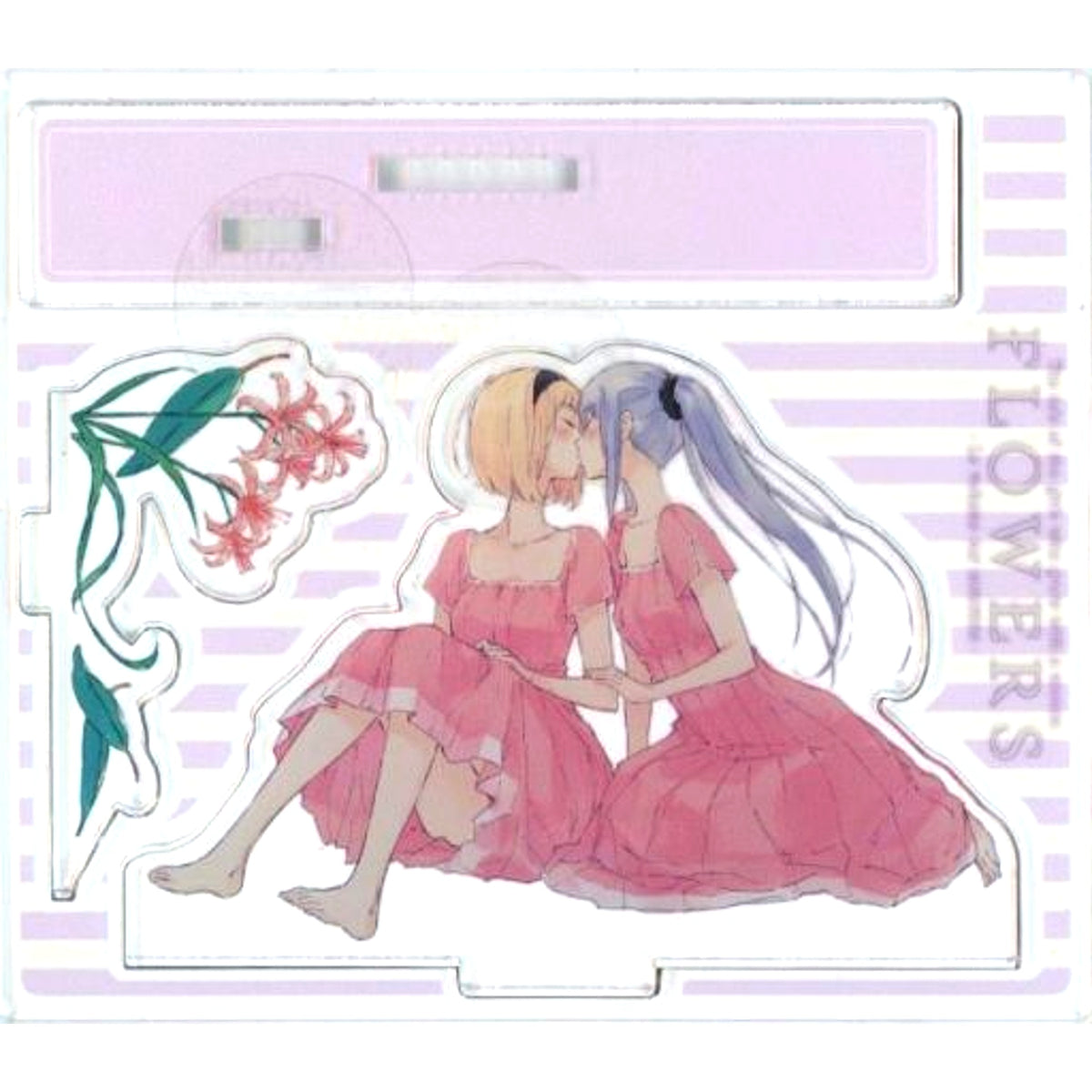 Nerine Komikado & Yuzuriha Yatsushiro Acrylic Figure Flowers Art Works Couleur [USED]
