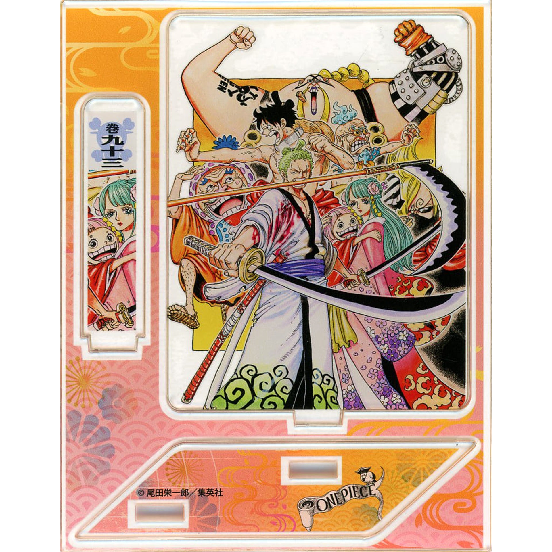 One Piece Comic Acrylic Stand Collection Vol. 91 to 104 Acrylic Stand Vol. 93 Cover Illustration Acrylic Stands [USED]