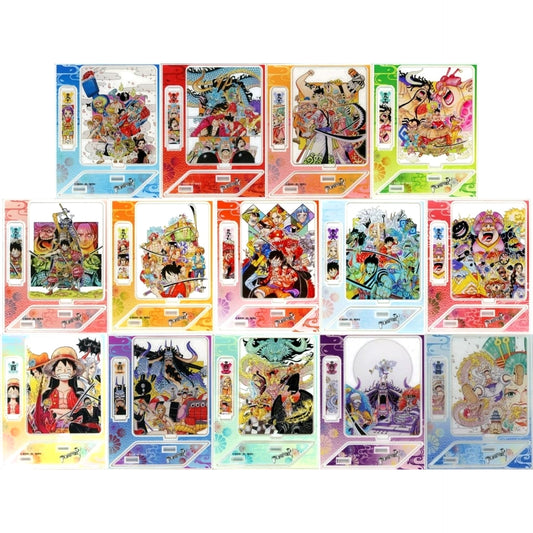 One Piece All 14 Types Set Comic Acrylic Stand Collection Vol.91–104 Acrylic Stands [USED]