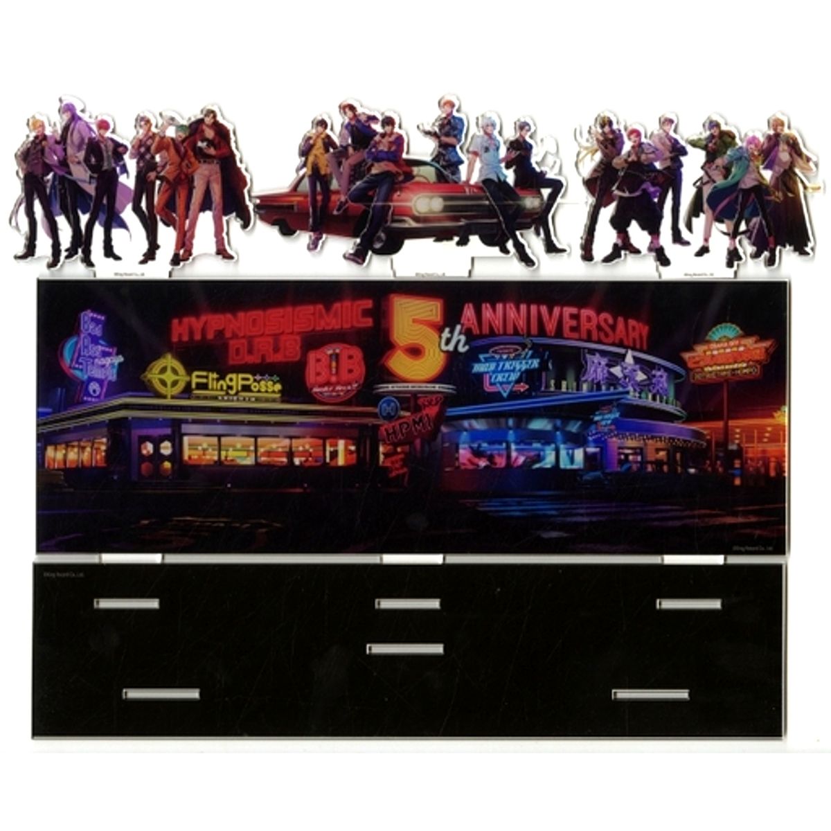 Key Visual HPMI 5th Anniversary Acrylic Diorama Hypnosis Mic: Division Rap Battle [USED]
