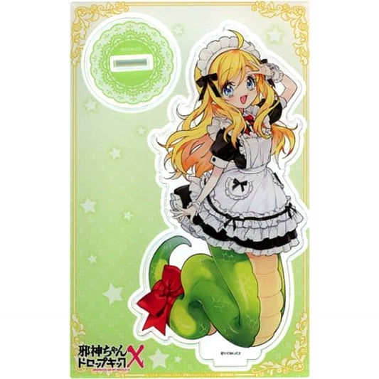 Jashin-chan Original Illustration Version Jashin-chan Dropkick X Acrylic Stand "Jashin-chan Dropkick X x atre Akihabara Jashin-chan Dropkick Mansion - As If It's a Major Work" [USED]